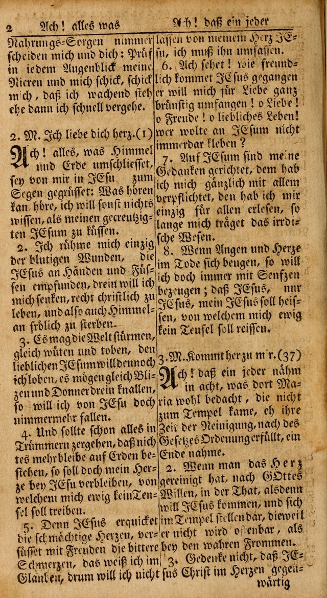 Das Kleine Davidische Psalterspiel der Kinder Zions: von alten und neuen auserlesenen Geistes-Gesängen allen wahren heils-begierigen säuglingen der weisheit, infonderheit aber denen Gemeinden ... page 2