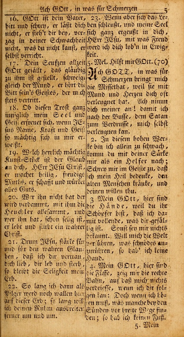 Das Kleine Davidische Psalterspiel der Kinder Zions: von alten und neuen auserlesenen Geistes-Gesängen allen wahren heils-begierigen säuglingen der weisheit, infonderheit aber denen Gemeinden ... page 5