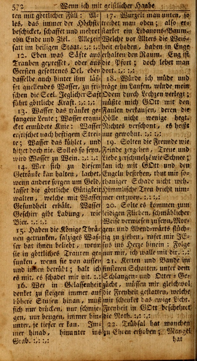 Das Kleine Davidische Psalterspiel der Kinder Zions: von alten und neuen auserlesenen Geistes-Gesängen allen wahren heils-begierigen säuglingen der weisheit, infonderheit aber denen Gemeinden ... page 572