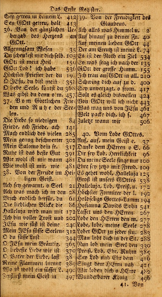 Das Kleine Davidische Psalterspiel der Kinder Zions: von alten und neuen auserlesenen Geistes-Gesängen allen wahren heils-begierigen säuglingen der weisheit, infonderheit aber denen Gemeinden ... page 581