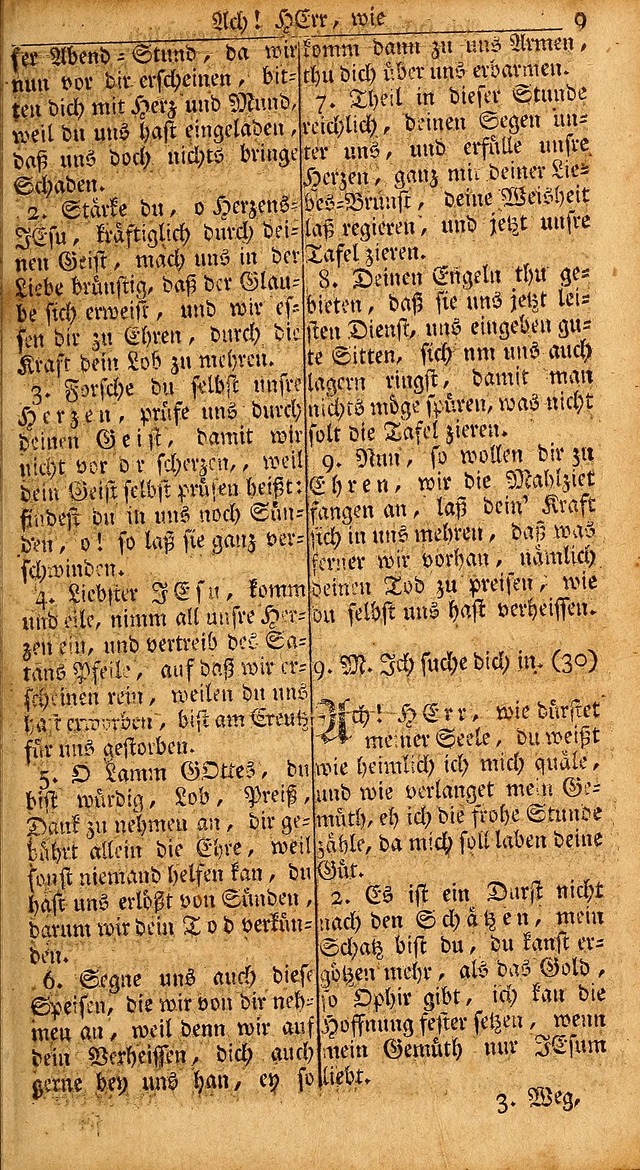 Das Kleine Davidische Psalterspiel der Kinder Zions: von alten und neuen auserlesenen Geistes-Gesängen allen wahren heils-begierigen säuglingen der weisheit, infonderheit aber denen Gemeinden ... page 9