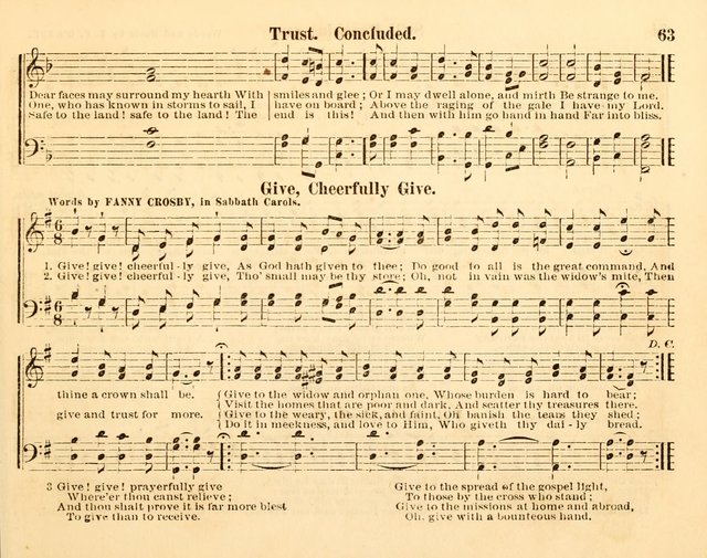 Dew Drops of Sacred Song: gathered for the use of Sabbath schools page 61