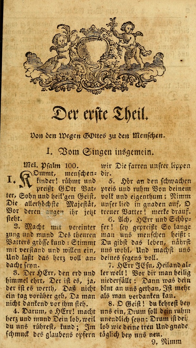 Das neue und verbesserte Gesangbuch, worinnen die Psalmen Davids samt iner Sammlung alter und neuer Geistreicher Lieder, sowohl für privat und Hausandachten, als auch für den öffentlichen..(5th Aufl.) page 157