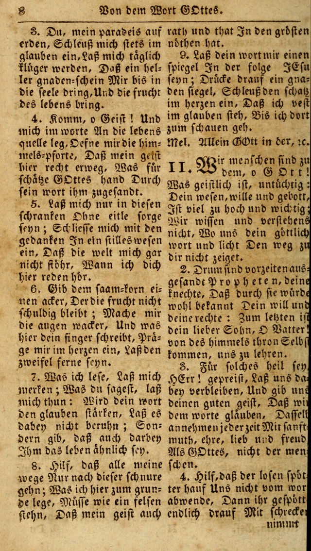 Das neue und verbesserte Gesangbuch, worinnen die Psalmen Davids samt iner Sammlung alter und neuer Geistreicher Lieder, sowohl für privat und Hausandachten, als auch für den öffentlichen..(5th Aufl.) page 164