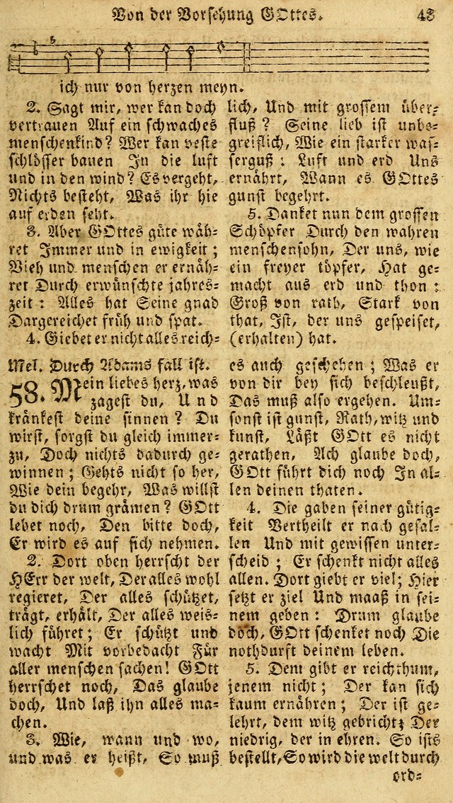 Das neue und verbesserte Gesangbuch, worinnen die Psalmen Davids samt iner Sammlung alter und neuer Geistreicher Lieder, sowohl für privat und Hausandachten, als auch für den öffentlichen..(5th Aufl.) page 199