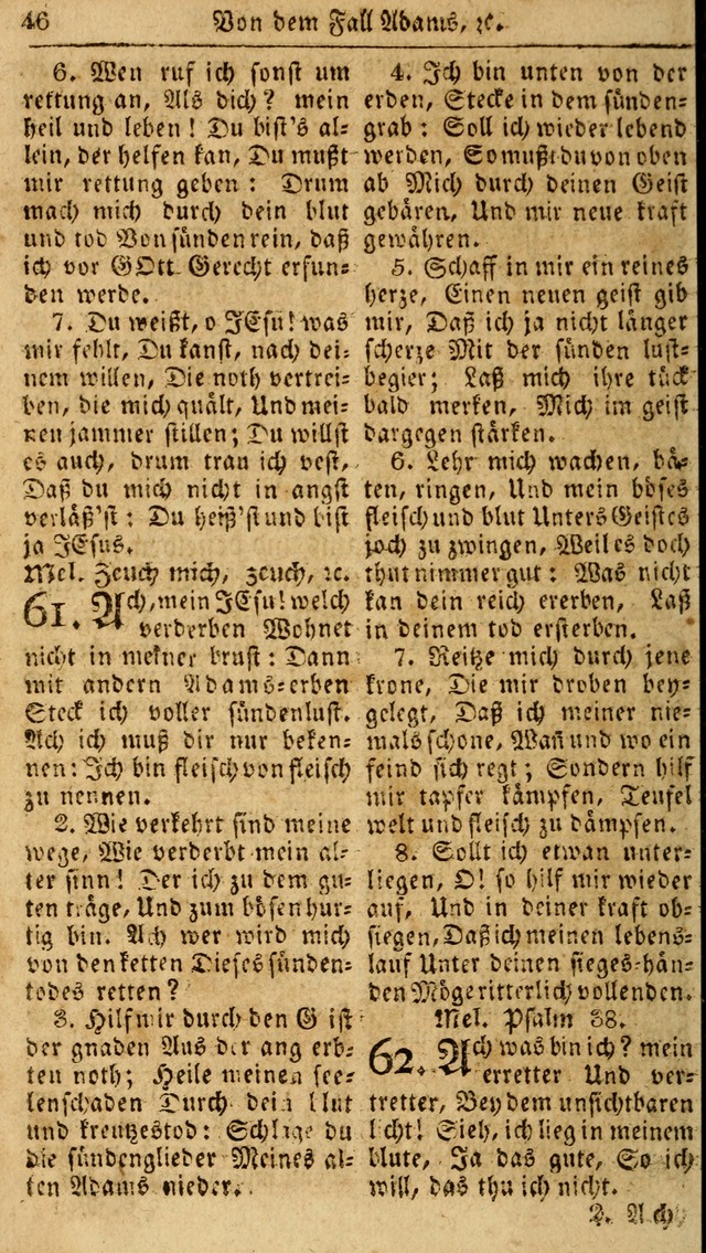 Das neue und verbesserte Gesangbuch, worinnen die Psalmen Davids samt iner Sammlung alter und neuer Geistreicher Lieder, sowohl für privat und Hausandachten, als auch für den öffentlichen..(5th Aufl.) page 202