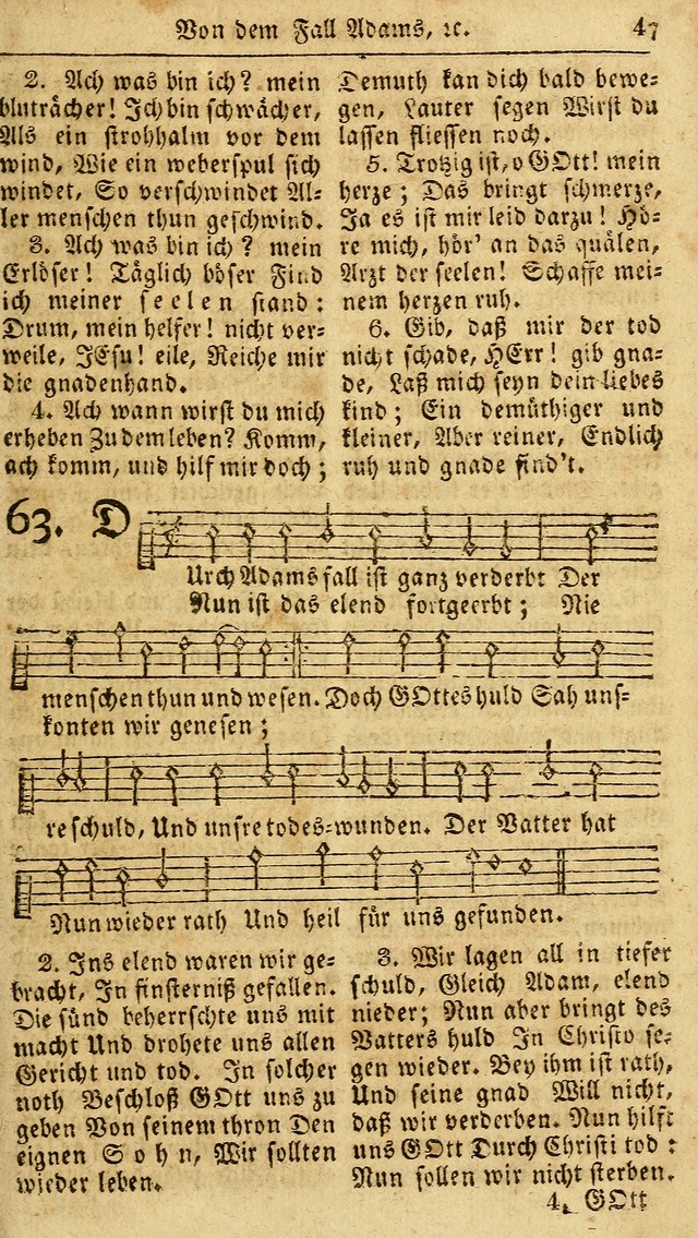 Das neue und verbesserte Gesangbuch, worinnen die Psalmen Davids samt iner Sammlung alter und neuer Geistreicher Lieder, sowohl für privat und Hausandachten, als auch für den öffentlichen..(5th Aufl.) page 203