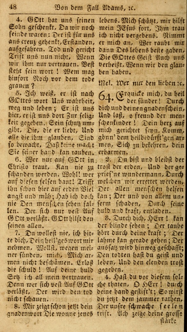 Das neue und verbesserte Gesangbuch, worinnen die Psalmen Davids samt iner Sammlung alter und neuer Geistreicher Lieder, sowohl für privat und Hausandachten, als auch für den öffentlichen..(5th Aufl.) page 204