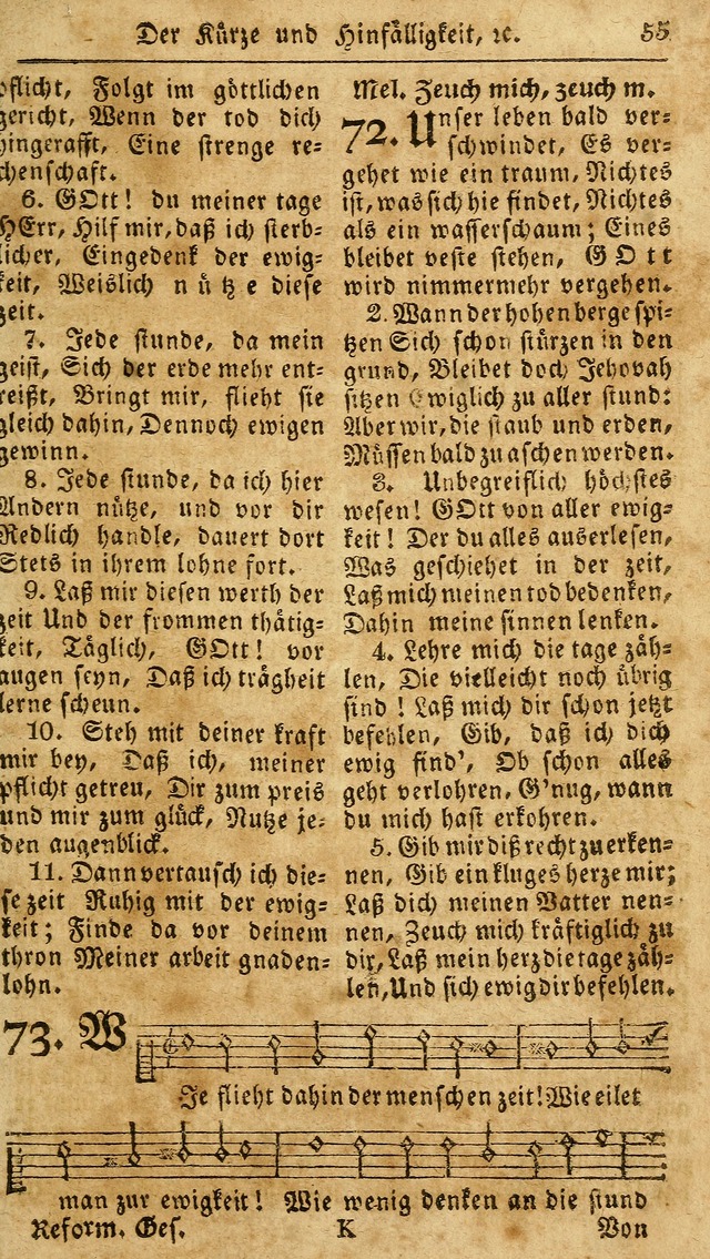 Das neue und verbesserte Gesangbuch, worinnen die Psalmen Davids samt iner Sammlung alter und neuer Geistreicher Lieder, sowohl für privat und Hausandachten, als auch für den öffentlichen..(5th Aufl.) page 211