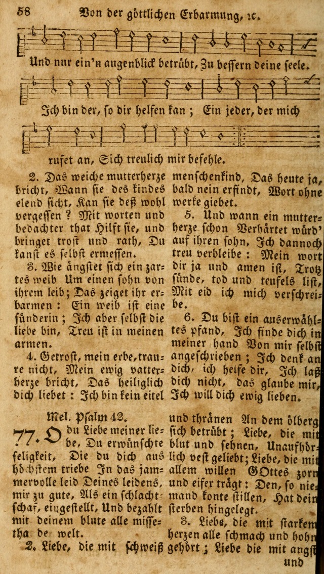 Das neue und verbesserte Gesangbuch, worinnen die Psalmen Davids samt iner Sammlung alter und neuer Geistreicher Lieder, sowohl für privat und Hausandachten, als auch für den öffentlichen..(5th Aufl.) page 214