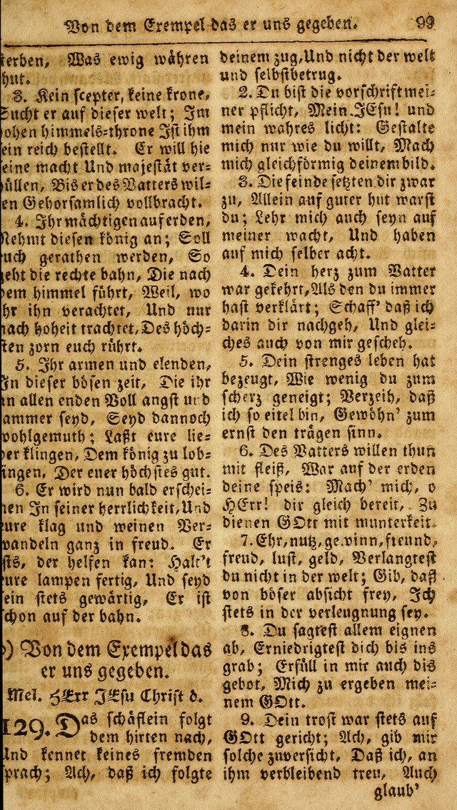 Das neue und verbesserte Gesangbuch, worinnen die Psalmen Davids samt iner Sammlung alter und neuer Geistreicher Lieder, sowohl für privat und Hausandachten, als auch für den öffentlichen..(5th Aufl.) page 255