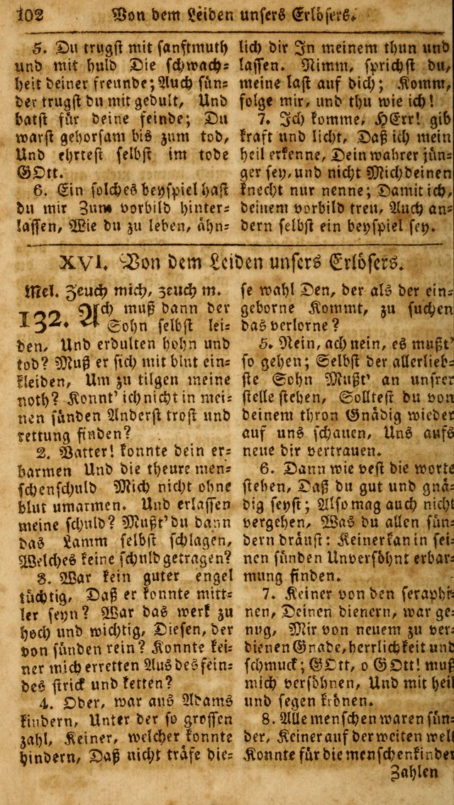 Das neue und verbesserte Gesangbuch, worinnen die Psalmen Davids samt iner Sammlung alter und neuer Geistreicher Lieder, sowohl für privat und Hausandachten, als auch für den öffentlichen..(5th Aufl.) page 258