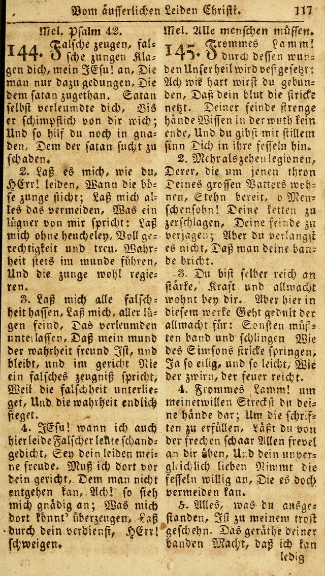 Das neue und verbesserte Gesangbuch, worinnen die Psalmen Davids samt iner Sammlung alter und neuer Geistreicher Lieder, sowohl für privat und Hausandachten, als auch für den öffentlichen..(5th Aufl.) page 273