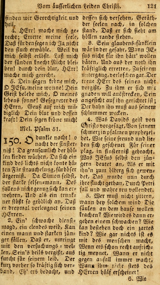 Das neue und verbesserte Gesangbuch, worinnen die Psalmen Davids samt iner Sammlung alter und neuer Geistreicher Lieder, sowohl für privat und Hausandachten, als auch für den öffentlichen..(5th Aufl.) page 277