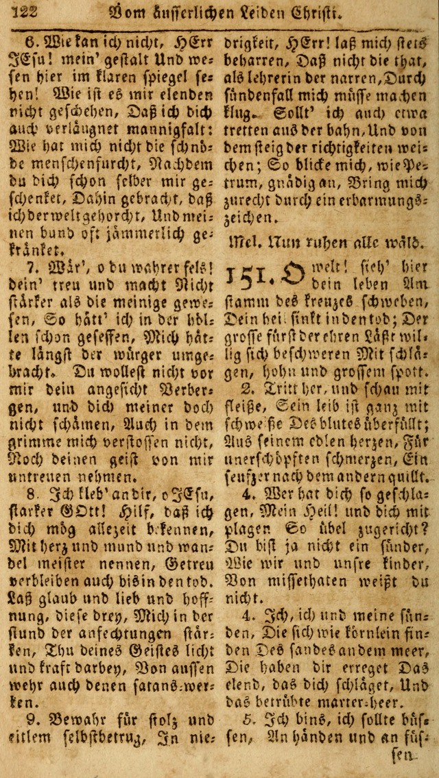 Das neue und verbesserte Gesangbuch, worinnen die Psalmen Davids samt iner Sammlung alter und neuer Geistreicher Lieder, sowohl für privat und Hausandachten, als auch für den öffentlichen..(5th Aufl.) page 278