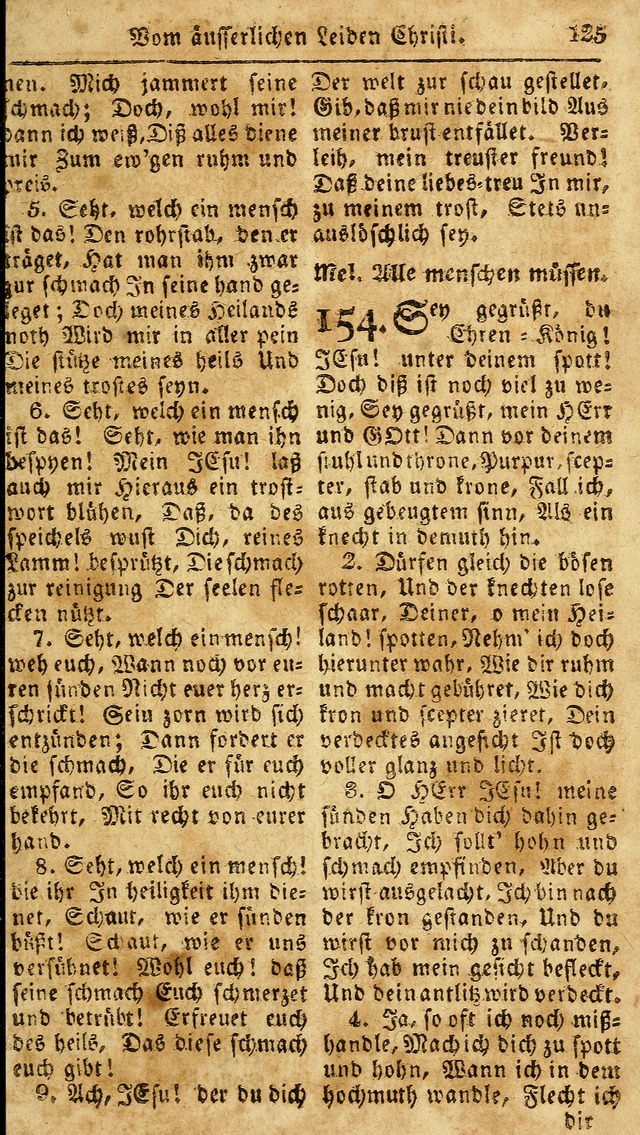 Das neue und verbesserte Gesangbuch, worinnen die Psalmen Davids samt iner Sammlung alter und neuer Geistreicher Lieder, sowohl für privat und Hausandachten, als auch für den öffentlichen..(5th Aufl.) page 281