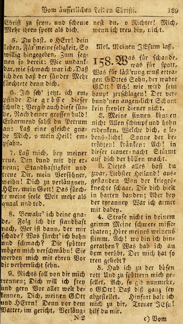 Das neue und verbesserte Gesangbuch, worinnen die Psalmen Davids samt iner Sammlung alter und neuer Geistreicher Lieder, sowohl für privat und Hausandachten, als auch für den öffentlichen..(5th Aufl.) page 285