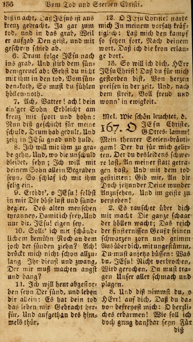 Das neue und verbesserte Gesangbuch, worinnen die Psalmen Davids samt iner Sammlung alter und neuer Geistreicher Lieder, sowohl für privat und Hausandachten, als auch für den öffentlichen..(5th Aufl.) page 292