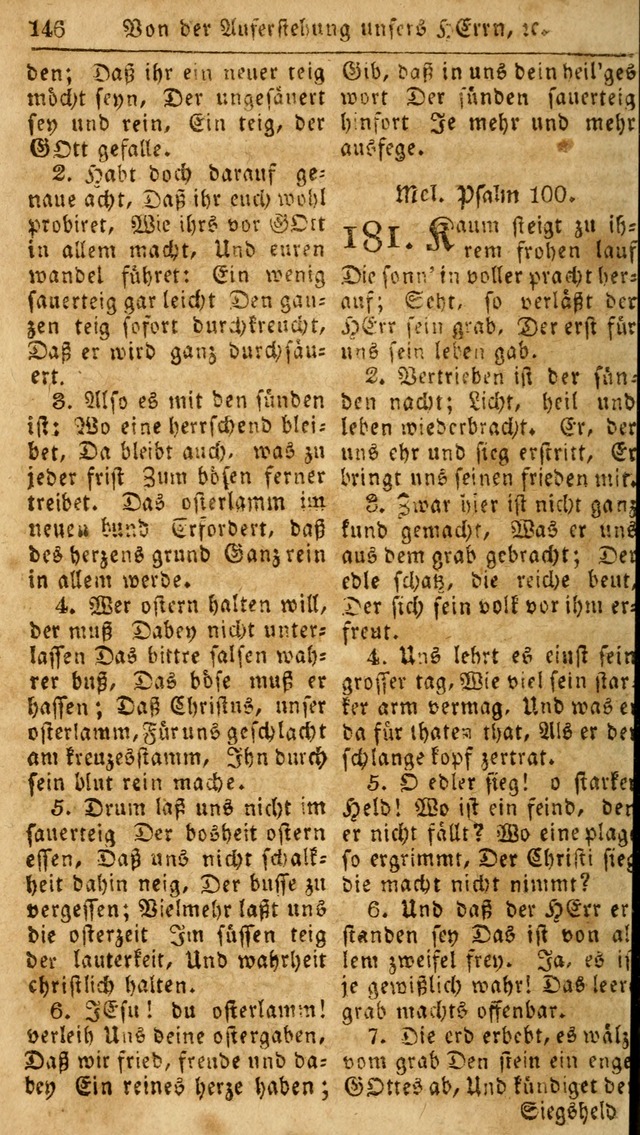 Das neue und verbesserte Gesangbuch, worinnen die Psalmen Davids samt iner Sammlung alter und neuer Geistreicher Lieder, sowohl für privat und Hausandachten, als auch für den öffentlichen..(5th Aufl.) page 302