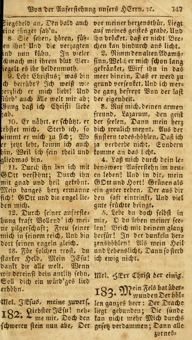 Das neue und verbesserte Gesangbuch, worinnen die Psalmen Davids samt iner Sammlung alter und neuer Geistreicher Lieder, sowohl für privat und Hausandachten, als auch für den öffentlichen..(5th Aufl.) page 303