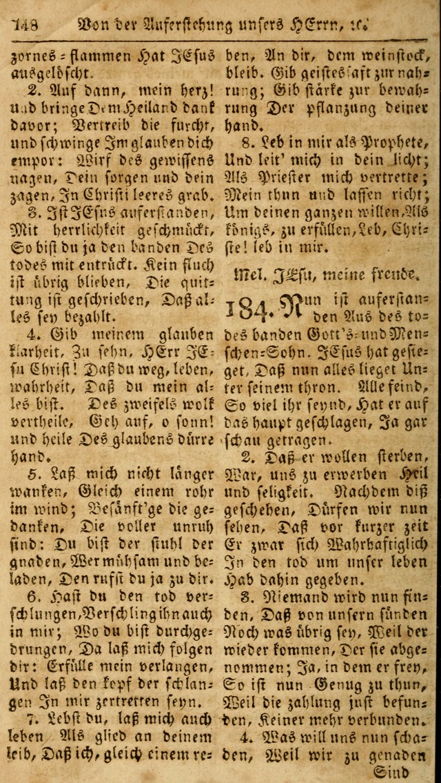 Das neue und verbesserte Gesangbuch, worinnen die Psalmen Davids samt iner Sammlung alter und neuer Geistreicher Lieder, sowohl für privat und Hausandachten, als auch für den öffentlichen..(5th Aufl.) page 304