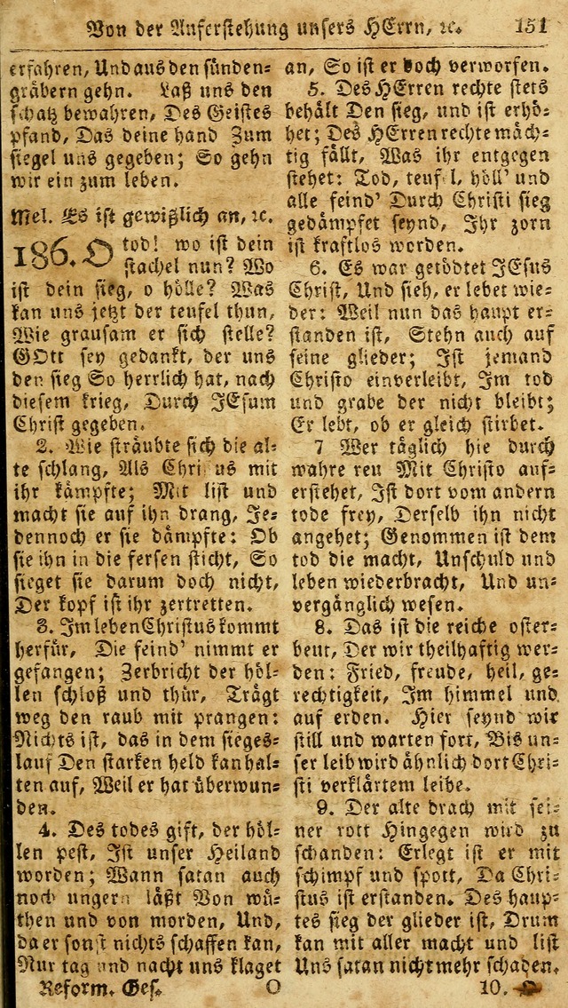 Das neue und verbesserte Gesangbuch, worinnen die Psalmen Davids samt iner Sammlung alter und neuer Geistreicher Lieder, sowohl für privat und Hausandachten, als auch für den öffentlichen..(5th Aufl.) page 307