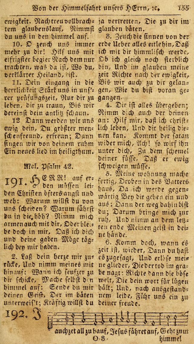 Das neue und verbesserte Gesangbuch, worinnen die Psalmen Davids samt iner Sammlung alter und neuer Geistreicher Lieder, sowohl für privat und Hausandachten, als auch für den öffentlichen..(5th Aufl.) page 311