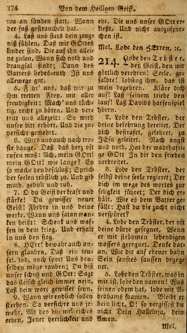 Das neue und verbesserte Gesangbuch, worinnen die Psalmen Davids samt iner Sammlung alter und neuer Geistreicher Lieder, sowohl für privat und Hausandachten, als auch für den öffentlichen..(5th Aufl.) page 330