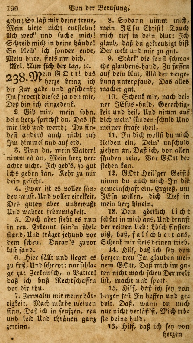 Das neue und verbesserte Gesangbuch, worinnen die Psalmen Davids samt iner Sammlung alter und neuer Geistreicher Lieder, sowohl für privat und Hausandachten, als auch für den öffentlichen..(5th Aufl.) page 352