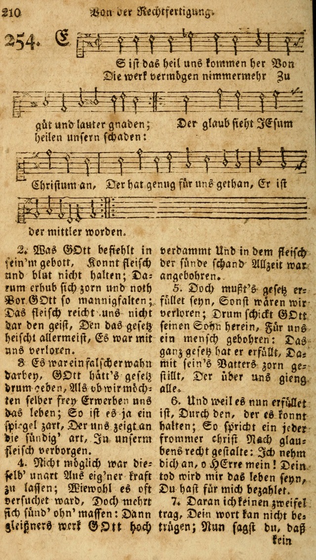 Das neue und verbesserte Gesangbuch, worinnen die Psalmen Davids samt iner Sammlung alter und neuer Geistreicher Lieder, sowohl für privat und Hausandachten, als auch für den öffentlichen..(5th Aufl.) page 366