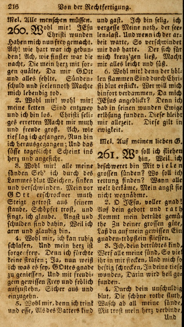 Das neue und verbesserte Gesangbuch, worinnen die Psalmen Davids samt iner Sammlung alter und neuer Geistreicher Lieder, sowohl für privat und Hausandachten, als auch für den öffentlichen..(5th Aufl.) page 372