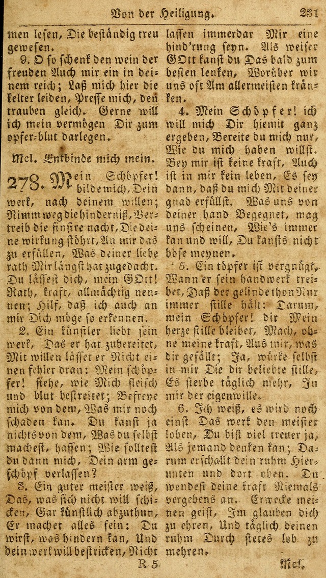 Das neue und verbesserte Gesangbuch, worinnen die Psalmen Davids samt iner Sammlung alter und neuer Geistreicher Lieder, sowohl für privat und Hausandachten, als auch für den öffentlichen..(5th Aufl.) page 387