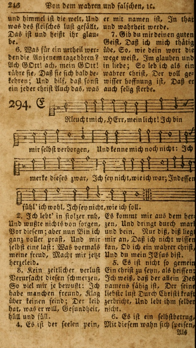 Das neue und verbesserte Gesangbuch, worinnen die Psalmen Davids samt iner Sammlung alter und neuer Geistreicher Lieder, sowohl für privat und Hausandachten, als auch für den öffentlichen..(5th Aufl.) page 402