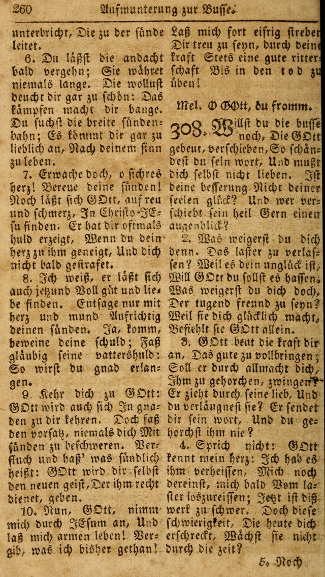 Das neue und verbesserte Gesangbuch, worinnen die Psalmen Davids samt iner Sammlung alter und neuer Geistreicher Lieder, sowohl für privat und Hausandachten, als auch für den öffentlichen..(5th Aufl.) page 416