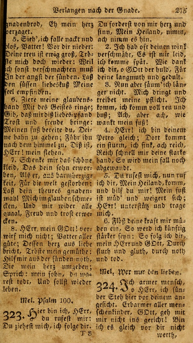 Das neue und verbesserte Gesangbuch, worinnen die Psalmen Davids samt iner Sammlung alter und neuer Geistreicher Lieder, sowohl für privat und Hausandachten, als auch für den öffentlichen..(5th Aufl.) page 431