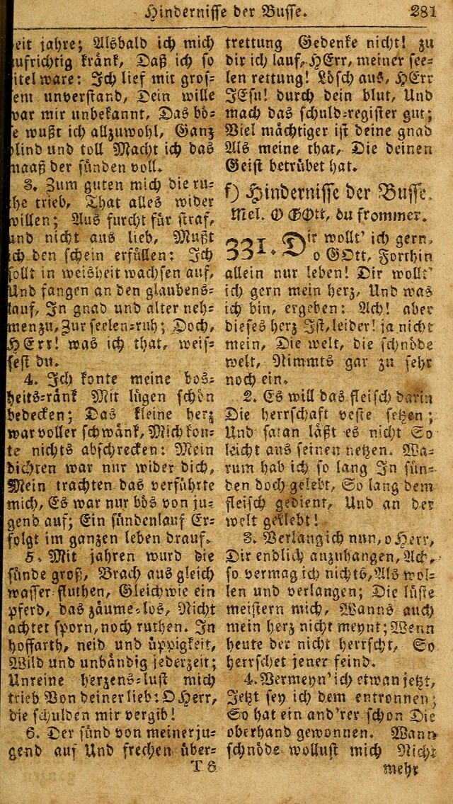 Das neue und verbesserte Gesangbuch, worinnen die Psalmen Davids samt iner Sammlung alter und neuer Geistreicher Lieder, sowohl für privat und Hausandachten, als auch für den öffentlichen..(5th Aufl.) page 437