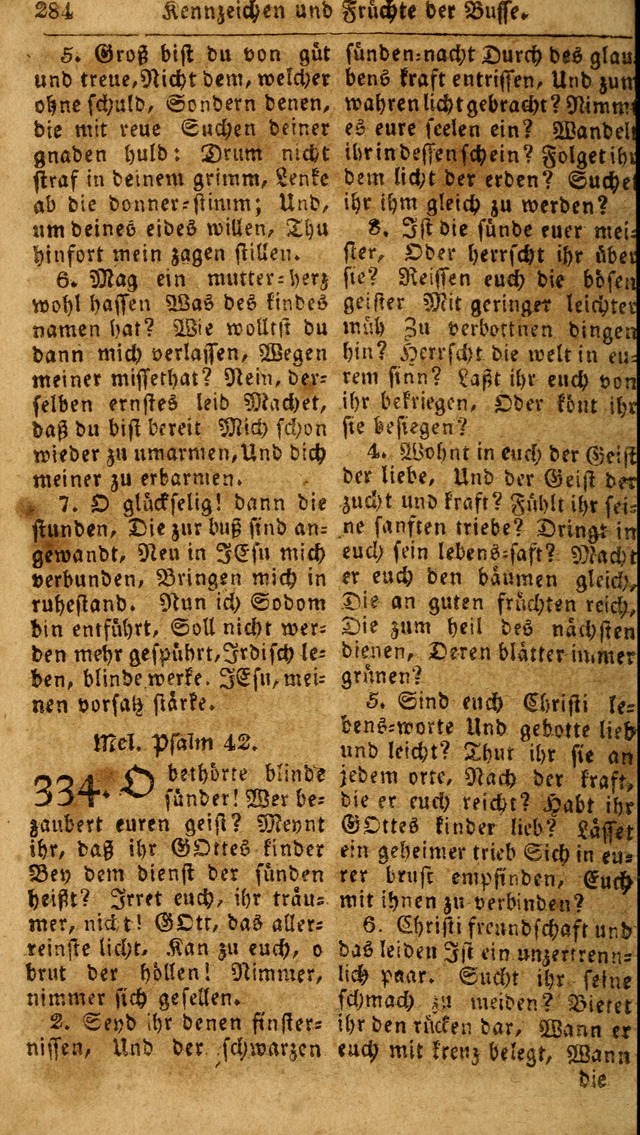 Das neue und verbesserte Gesangbuch, worinnen die Psalmen Davids samt iner Sammlung alter und neuer Geistreicher Lieder, sowohl für privat und Hausandachten, als auch für den öffentlichen..(5th Aufl.) page 440