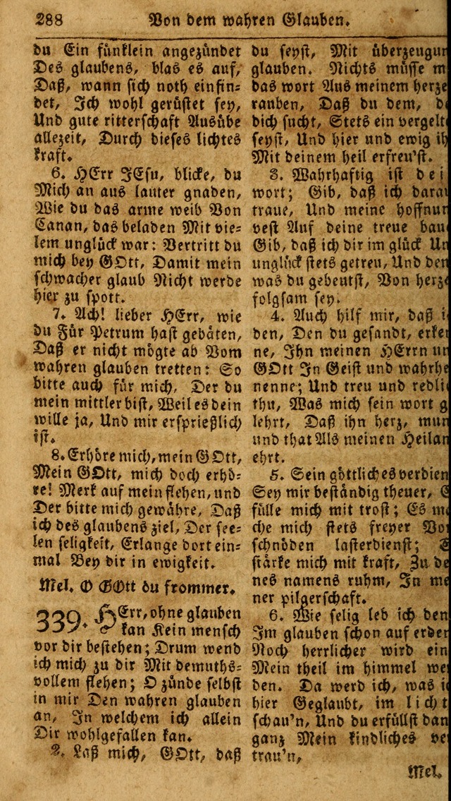 Das neue und verbesserte Gesangbuch, worinnen die Psalmen Davids samt iner Sammlung alter und neuer Geistreicher Lieder, sowohl für privat und Hausandachten, als auch für den öffentlichen..(5th Aufl.) page 444