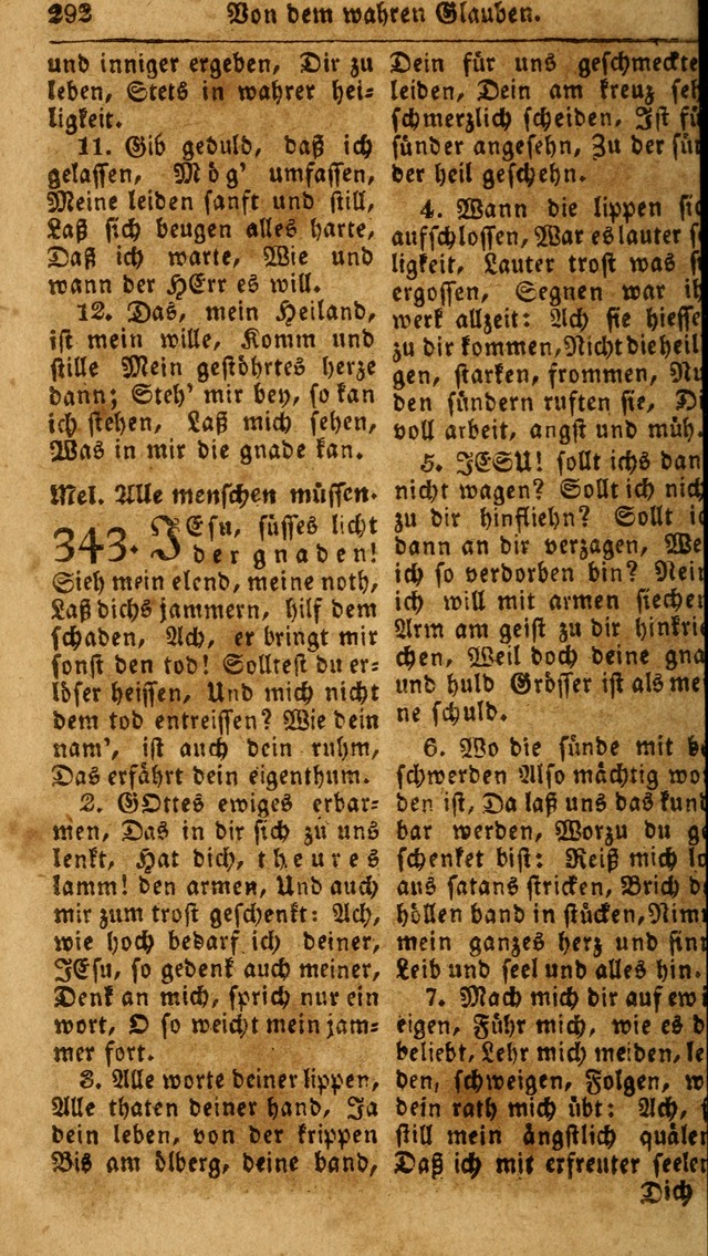 Das neue und verbesserte Gesangbuch, worinnen die Psalmen Davids samt iner Sammlung alter und neuer Geistreicher Lieder, sowohl für privat und Hausandachten, als auch für den öffentlichen..(5th Aufl.) page 448