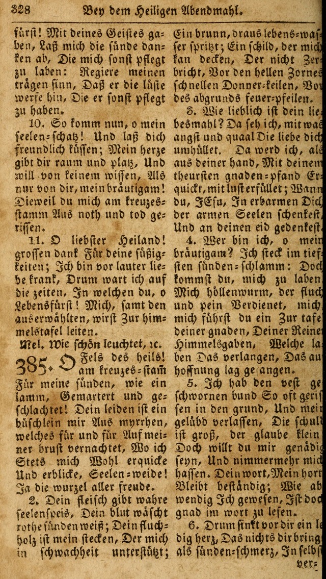 Das neue und verbesserte Gesangbuch, worinnen die Psalmen Davids samt iner Sammlung alter und neuer Geistreicher Lieder, sowohl für privat und Hausandachten, als auch für den öffentlichen..(5th Aufl.) page 484