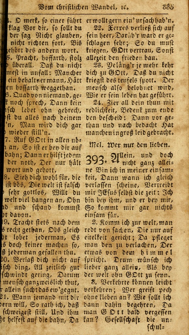 Das neue und verbesserte Gesangbuch, worinnen die Psalmen Davids samt iner Sammlung alter und neuer Geistreicher Lieder, sowohl für privat und Hausandachten, als auch für den öffentlichen..(5th Aufl.) page 491