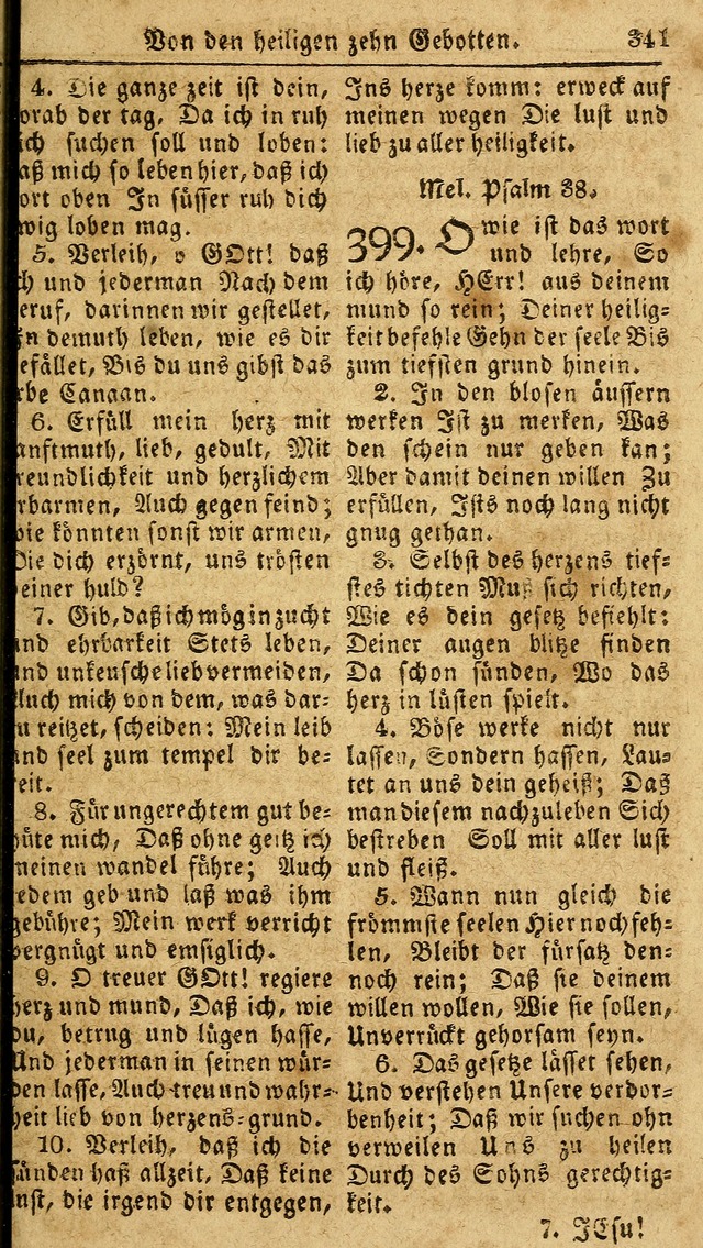 Das neue und verbesserte Gesangbuch, worinnen die Psalmen Davids samt iner Sammlung alter und neuer Geistreicher Lieder, sowohl für privat und Hausandachten, als auch für den öffentlichen..(5th Aufl.) page 497