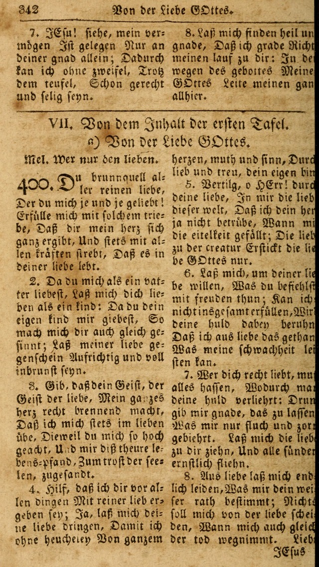 Das neue und verbesserte Gesangbuch, worinnen die Psalmen Davids samt iner Sammlung alter und neuer Geistreicher Lieder, sowohl für privat und Hausandachten, als auch für den öffentlichen..(5th Aufl.) page 498