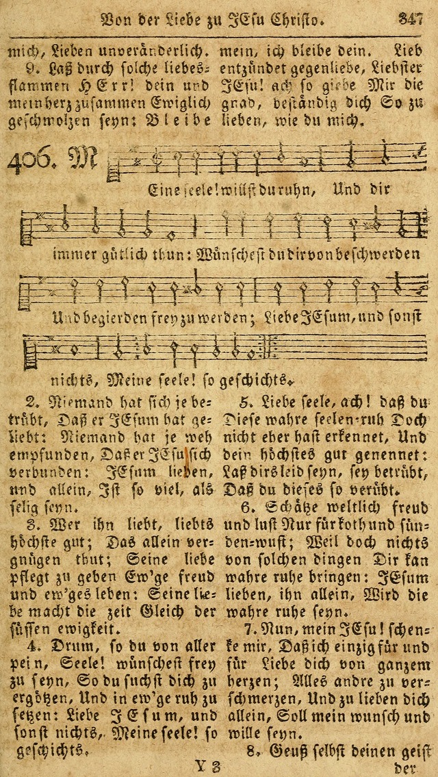 Das neue und verbesserte Gesangbuch, worinnen die Psalmen Davids samt iner Sammlung alter und neuer Geistreicher Lieder, sowohl für privat und Hausandachten, als auch für den öffentlichen..(5th Aufl.) page 503