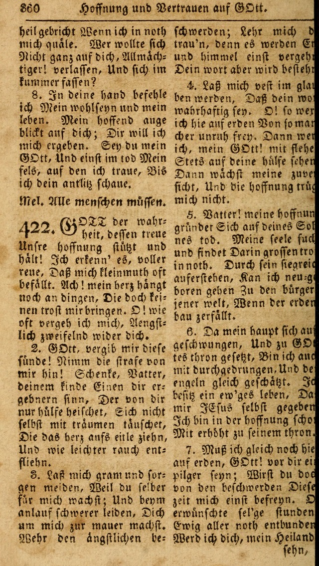 Das neue und verbesserte Gesangbuch, worinnen die Psalmen Davids samt iner Sammlung alter und neuer Geistreicher Lieder, sowohl für privat und Hausandachten, als auch für den öffentlichen..(5th Aufl.) page 516