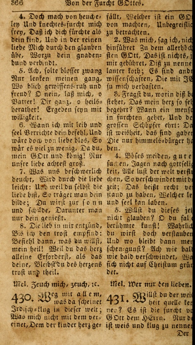 Das neue und verbesserte Gesangbuch, worinnen die Psalmen Davids samt iner Sammlung alter und neuer Geistreicher Lieder, sowohl für privat und Hausandachten, als auch für den öffentlichen..(5th Aufl.) page 522