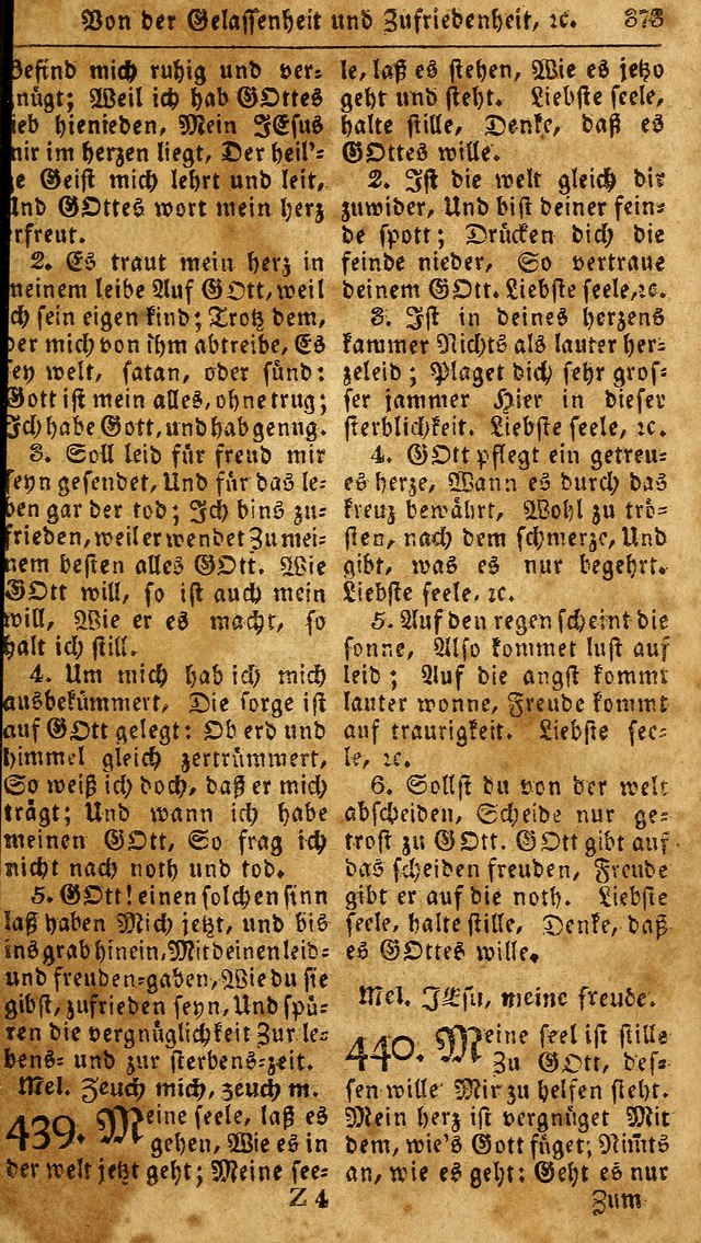 Das neue und verbesserte Gesangbuch, worinnen die Psalmen Davids samt iner Sammlung alter und neuer Geistreicher Lieder, sowohl für privat und Hausandachten, als auch für den öffentlichen..(5th Aufl.) page 529