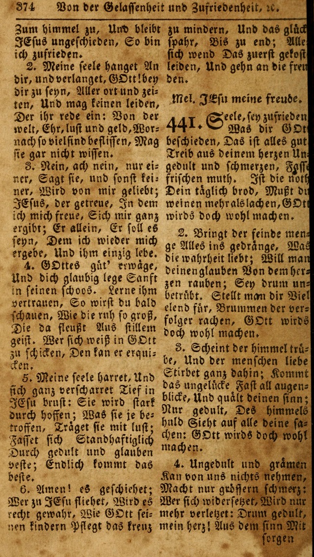 Das neue und verbesserte Gesangbuch, worinnen die Psalmen Davids samt iner Sammlung alter und neuer Geistreicher Lieder, sowohl für privat und Hausandachten, als auch für den öffentlichen..(5th Aufl.) page 530