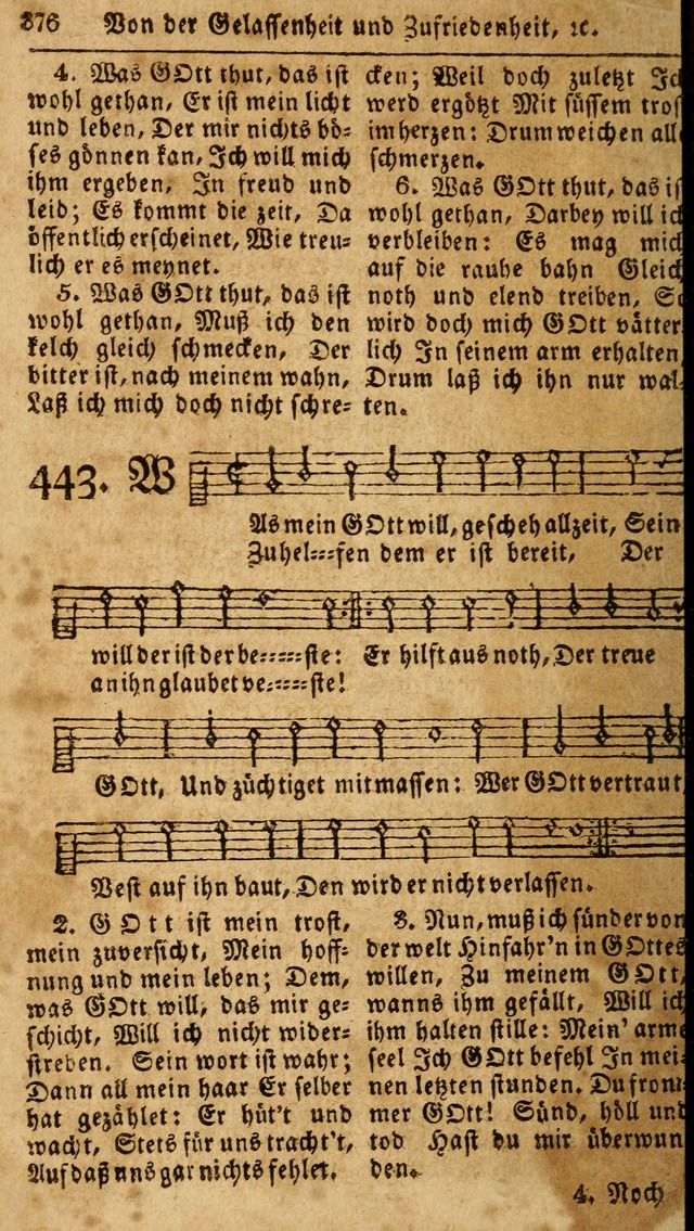 Das neue und verbesserte Gesangbuch, worinnen die Psalmen Davids samt iner Sammlung alter und neuer Geistreicher Lieder, sowohl für privat und Hausandachten, als auch für den öffentlichen..(5th Aufl.) page 532