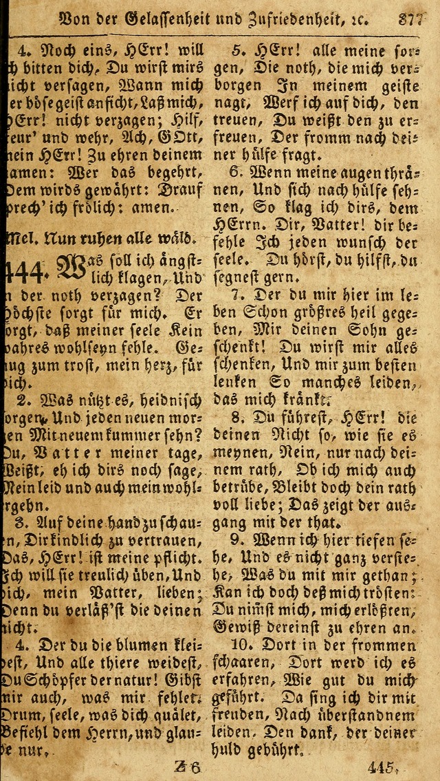 Das neue und verbesserte Gesangbuch, worinnen die Psalmen Davids samt iner Sammlung alter und neuer Geistreicher Lieder, sowohl für privat und Hausandachten, als auch für den öffentlichen..(5th Aufl.) page 533